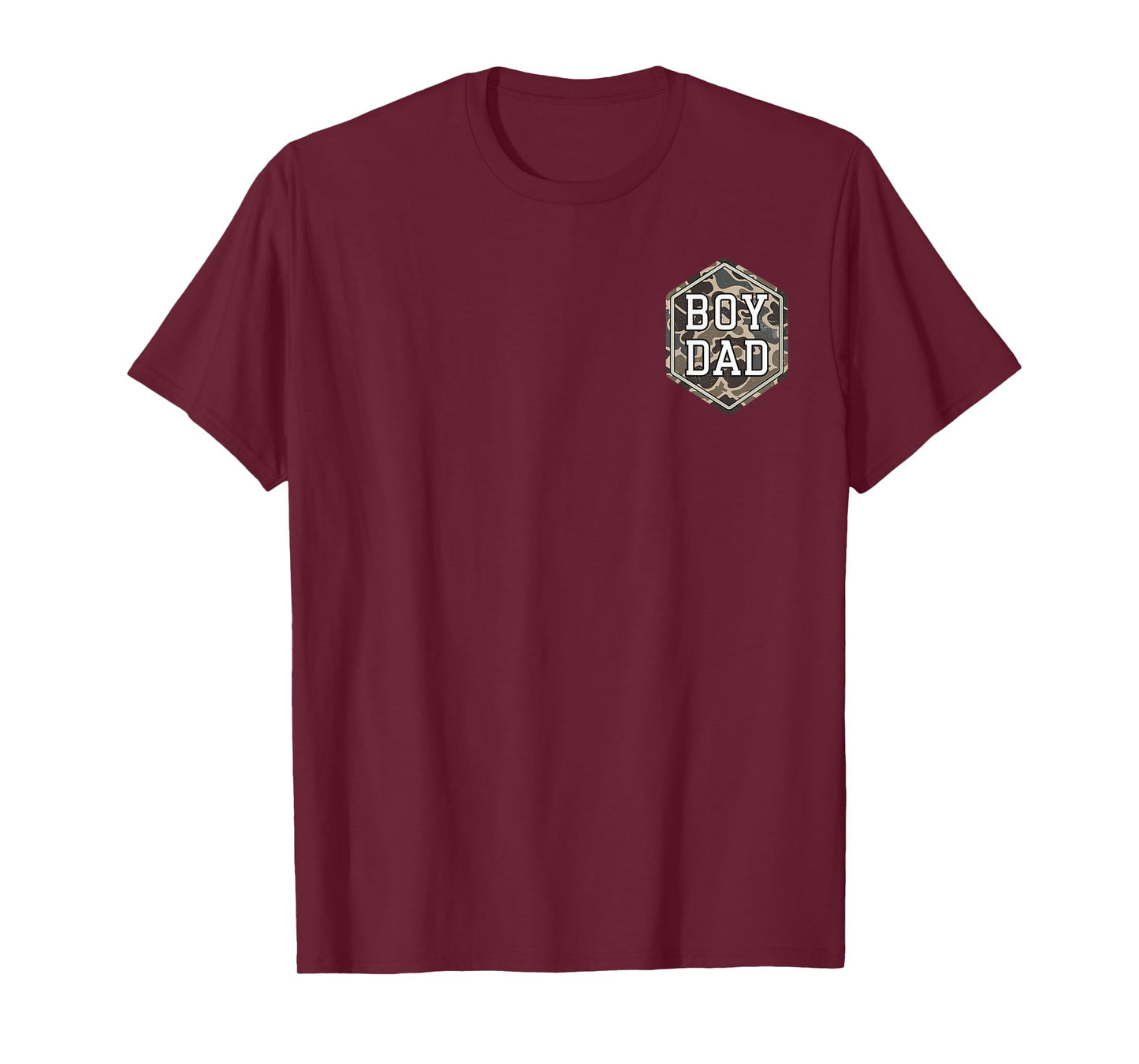 Camo Boy Dad Camo Dad Life Father's Day 2 Side T-Shirt