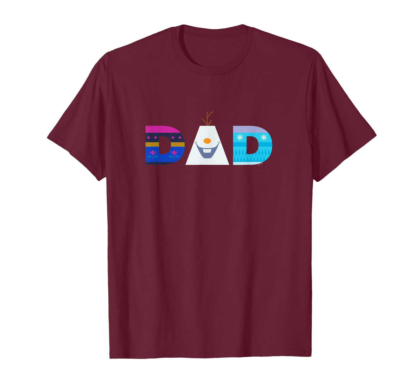 Disney Frozen Elsa Anna Olaf Dad Father's Day Birthday T-Shirt