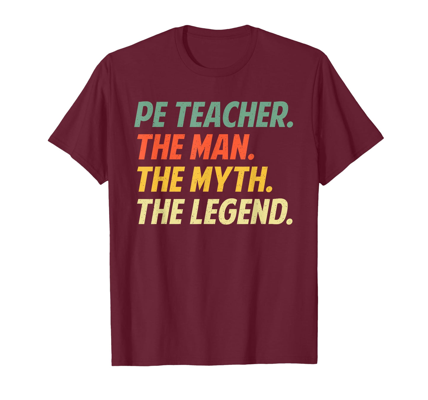 Cool PE Teacher Art For Men Boys Physical Education Teacher T-Shirt