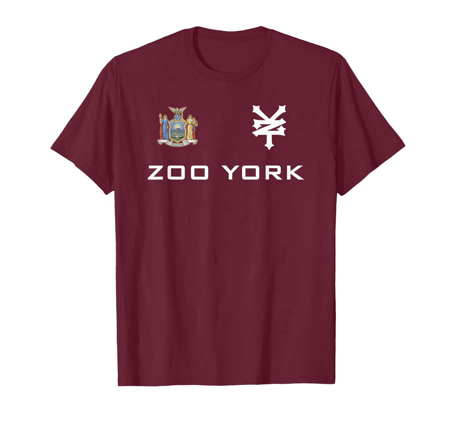 Zoo York State Seal Crest NYC Skateboard Vintage T-Shirt
