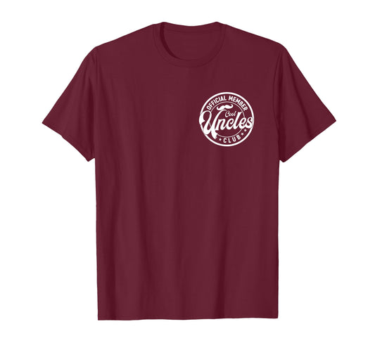 Cool Uncles Club Shirt Best Uncle Ever Pocket Father's Day T-Shirt