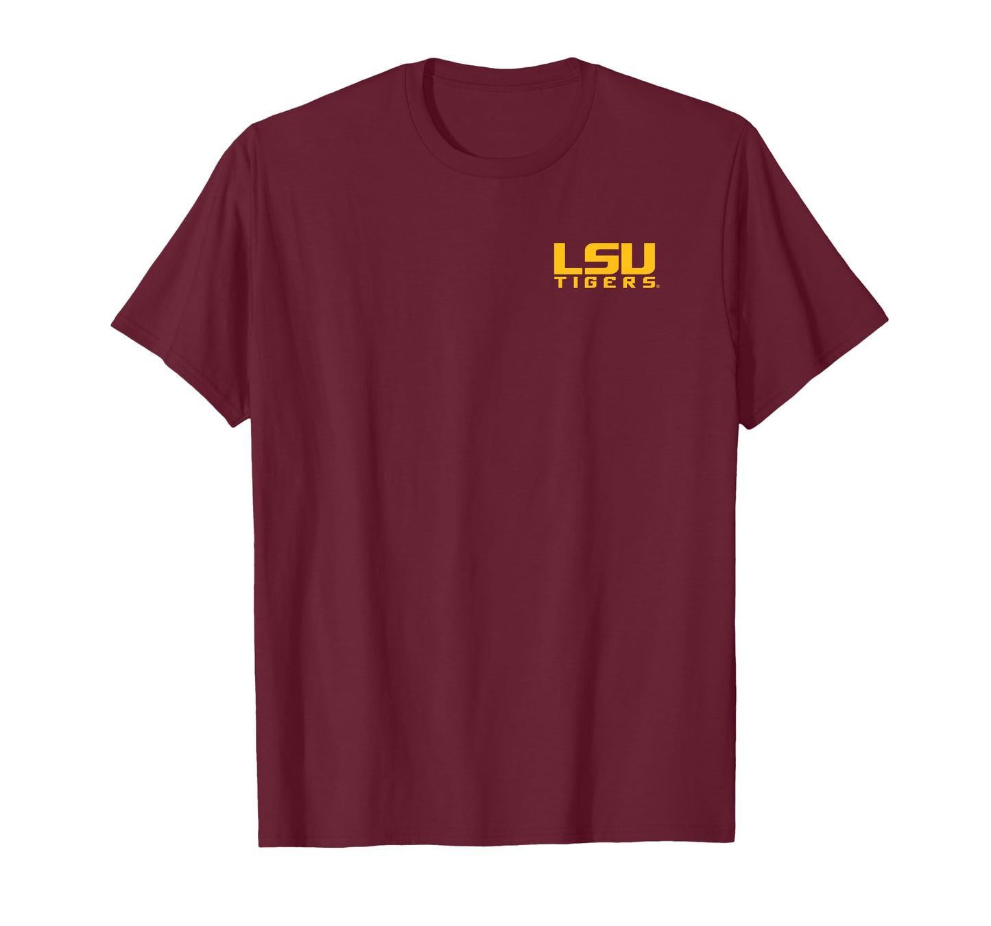LSU Tigers Front/Back Retro Black Officially Licensed T-Shirt