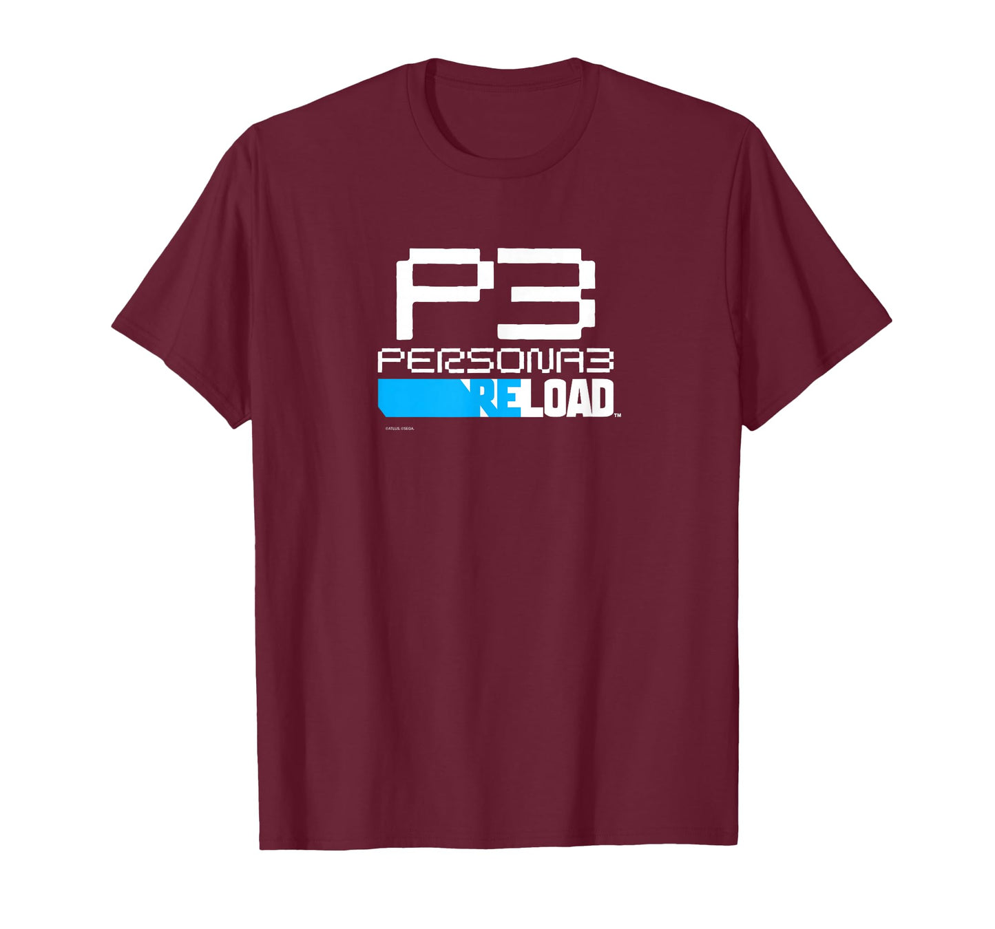 Persona 3 Reload Logo (White) ATLUS T-Shirt