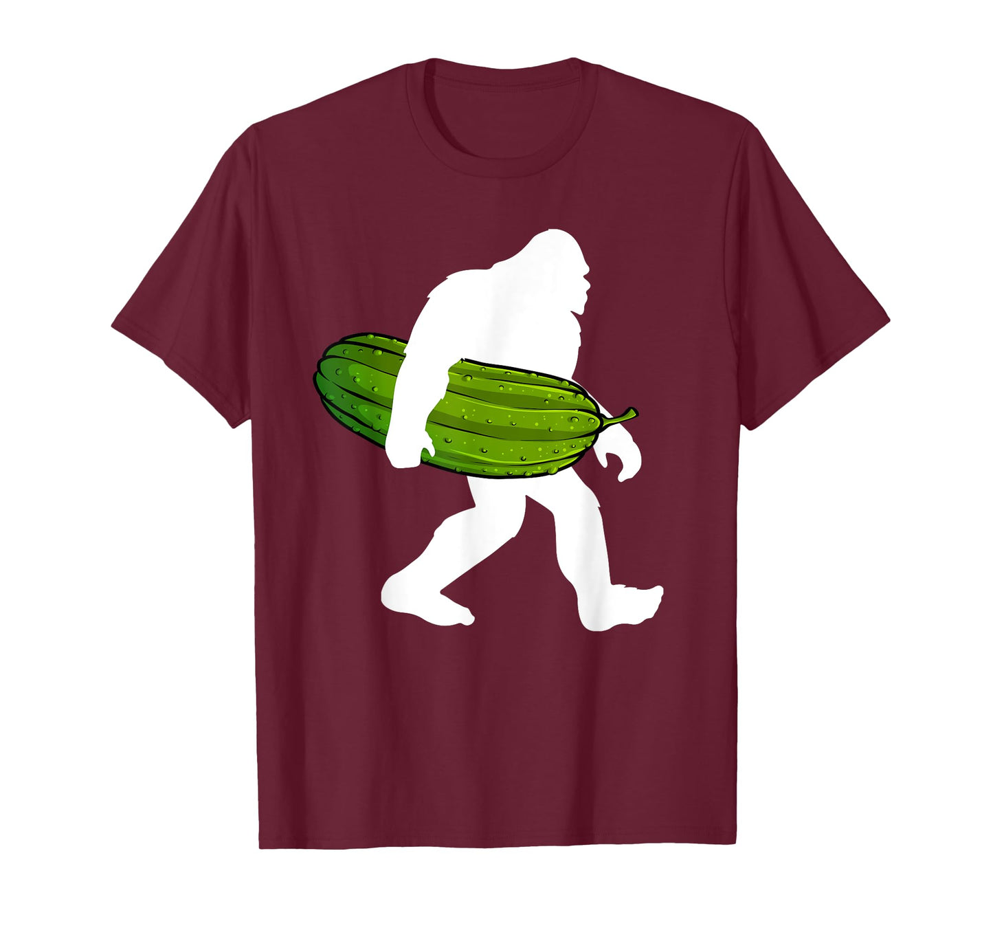 Pickle Art For Men Women Kids Bigfoot Cucumber Pickle Lover T-Shirt