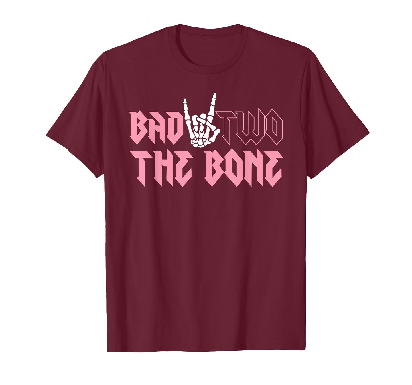 Bad Two The Bone Party Decorations Boy Girl 2nd Birthday T-Shirt