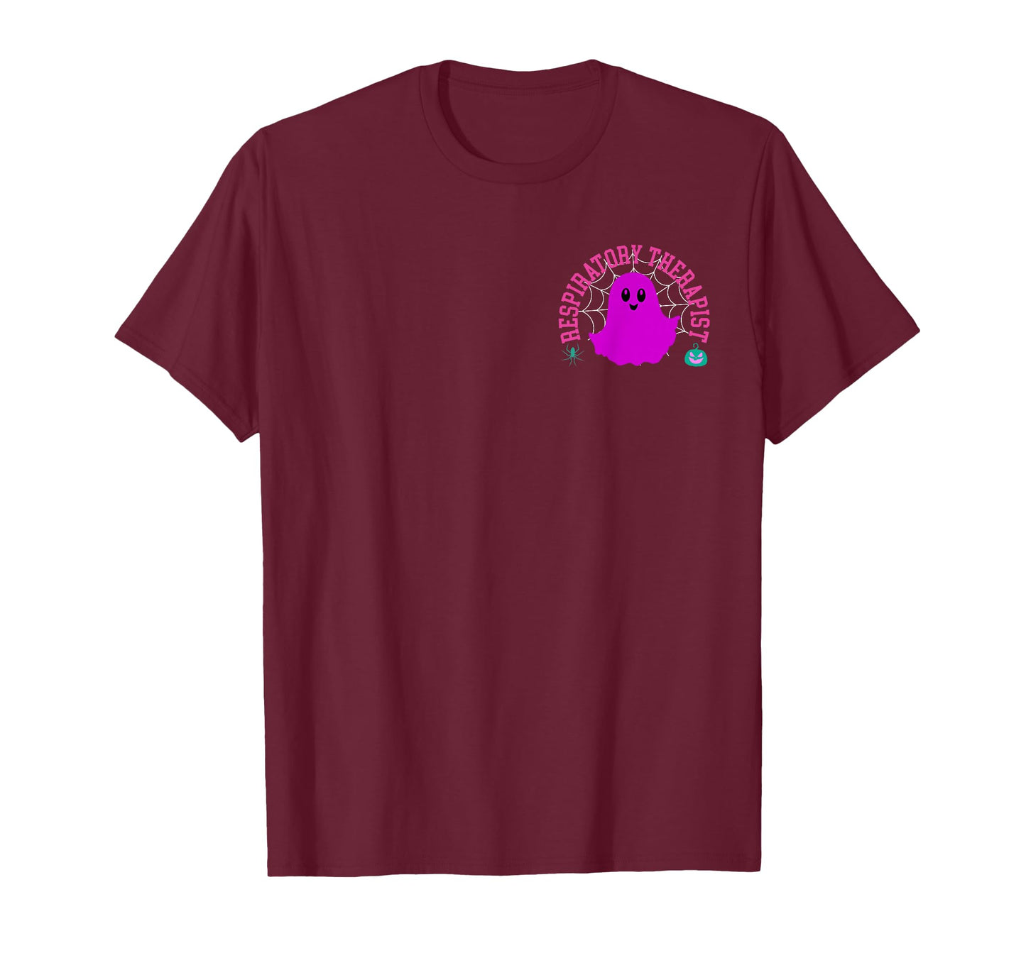 Respiratory Therapist Spooky Halloween Ghost RT Nurse T-Shirt
