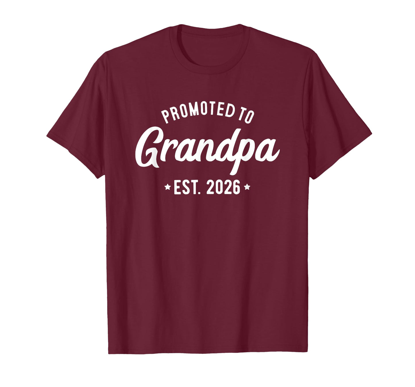 Pregnancy Announcement New Grandpa Promoted to Grandpa 2026 T-Shirt