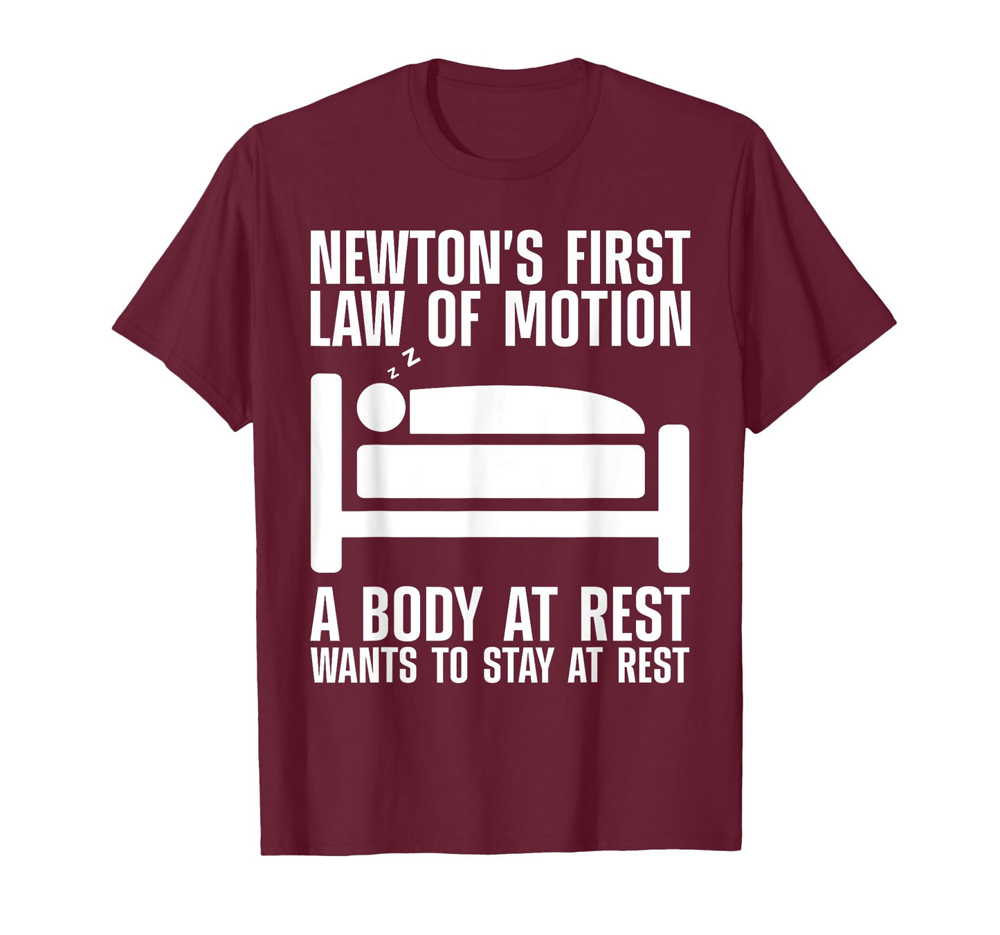 Cool Newton Law Art For Men Women Newton Law Physics Lover T-Shirt