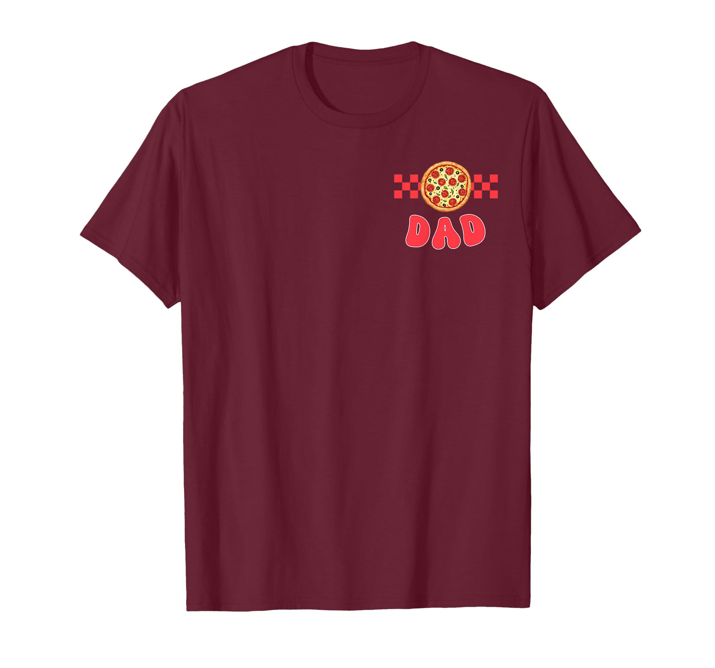 Dad of The First Pizza Birthday Boy Girl Family Matching T-Shirt