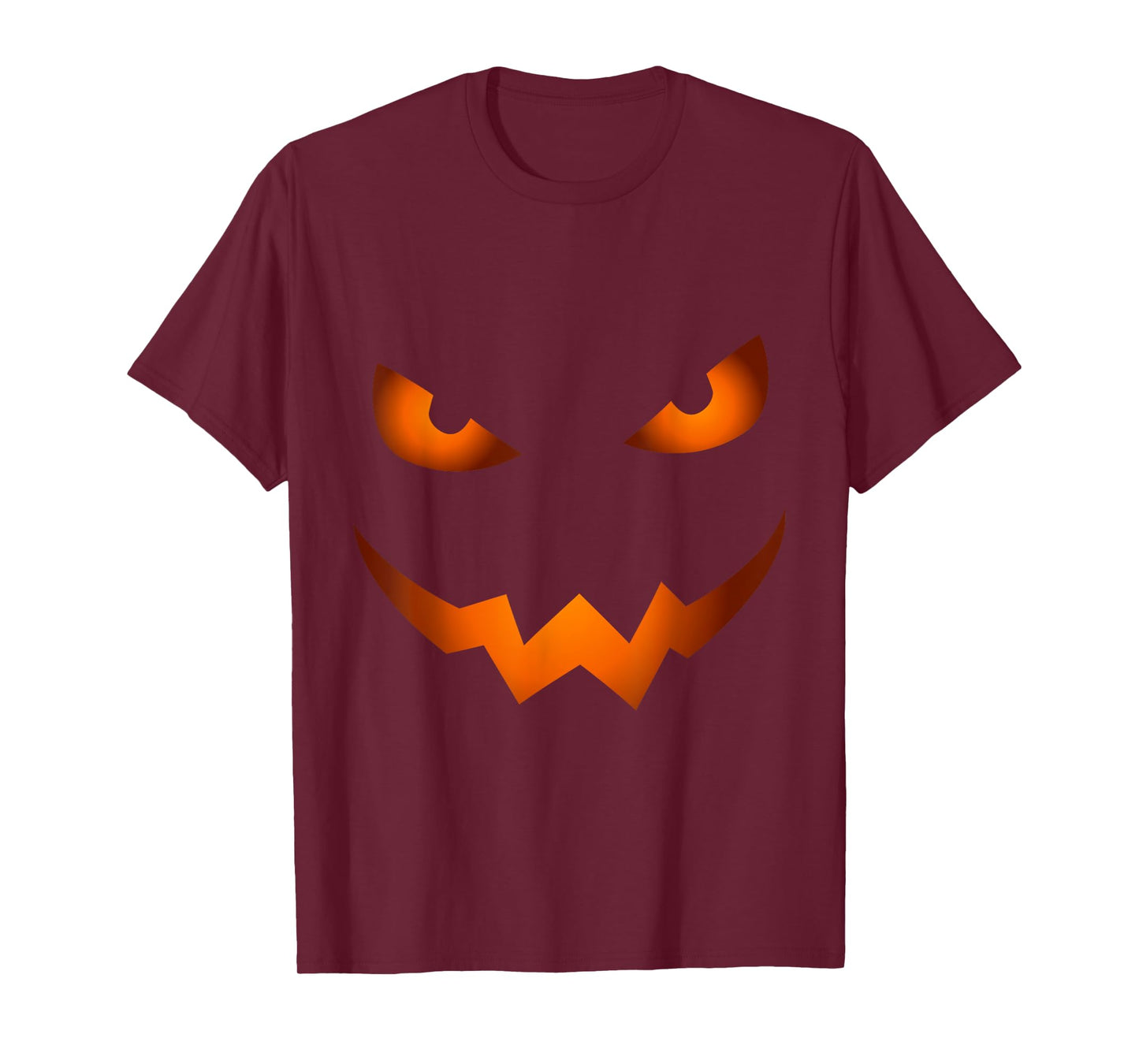 Scary Jack O Lantern Pumpkin Face Halloween Costume T-Shirt