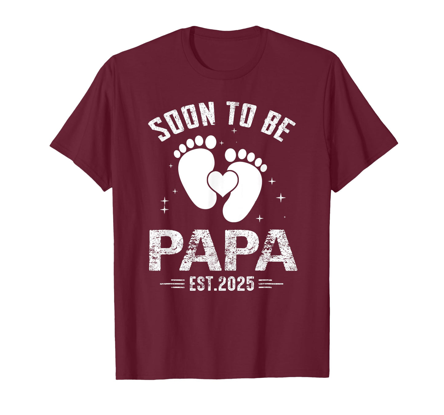 Mens Soon To Be Papa Est. 2025 New Papa again 2025 T-Shirt