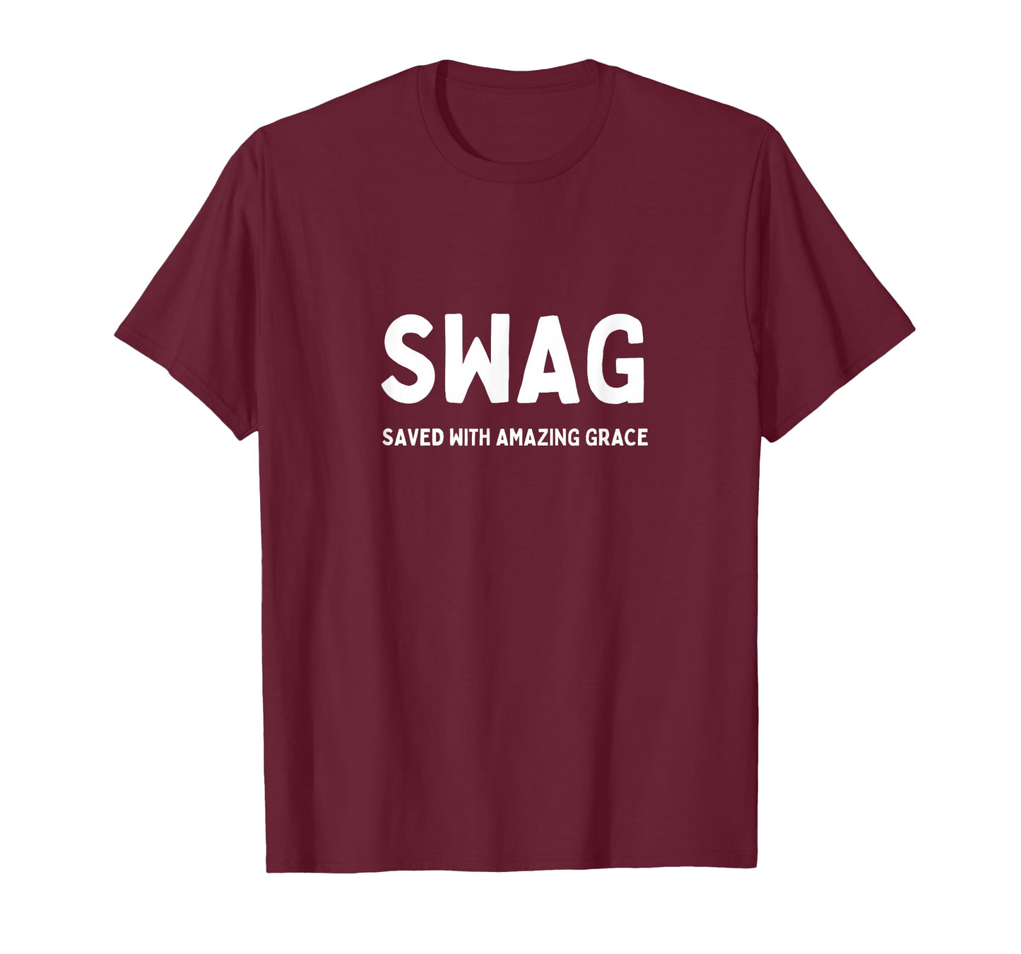 Swag Saved with Amazing Christian Acronym Faith Graphi T-Shirt
