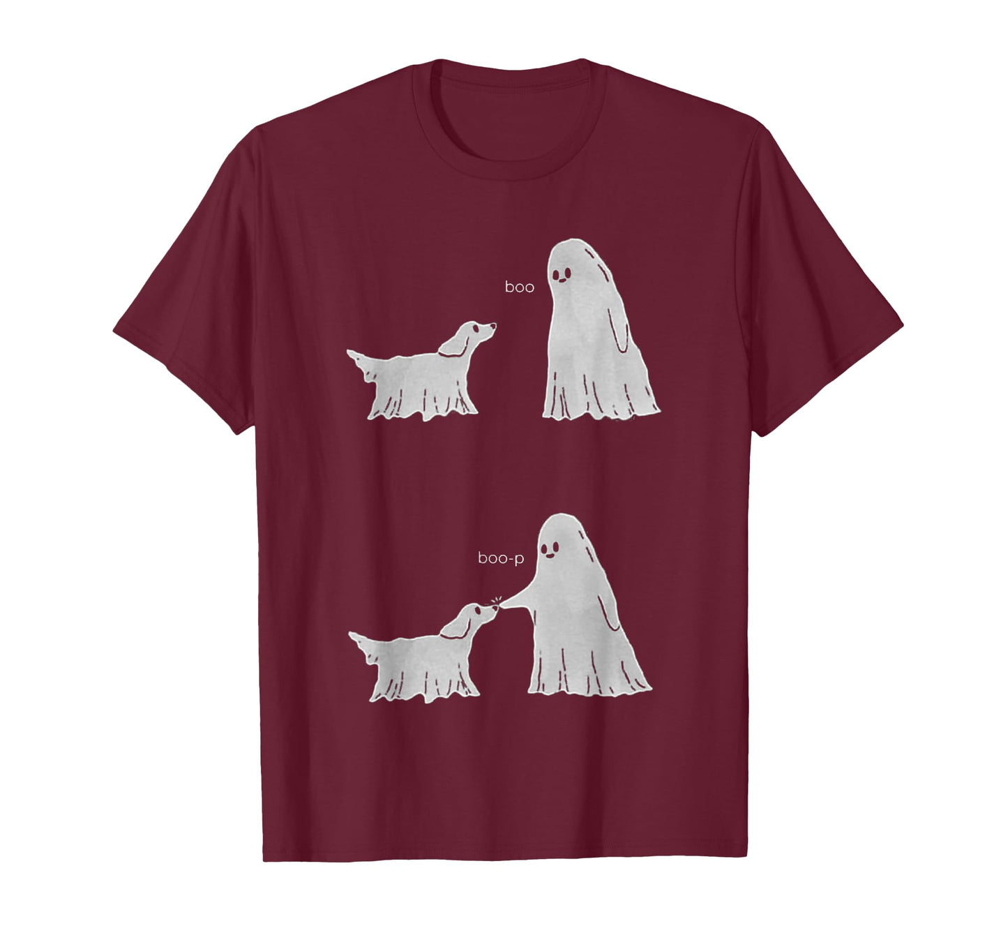 Boo Boo-p Ghost Dog Halloween T-Shirt