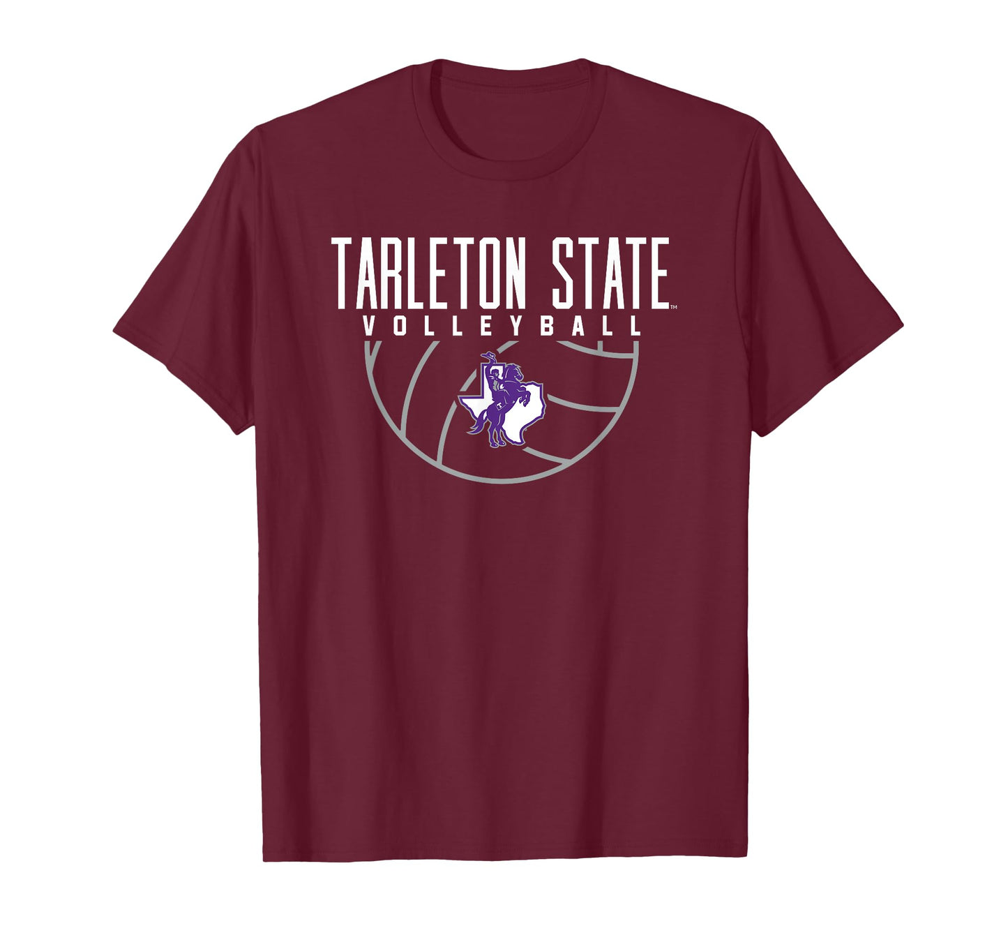 Tarleton State University Texans Volleyball Arch T-Shirt