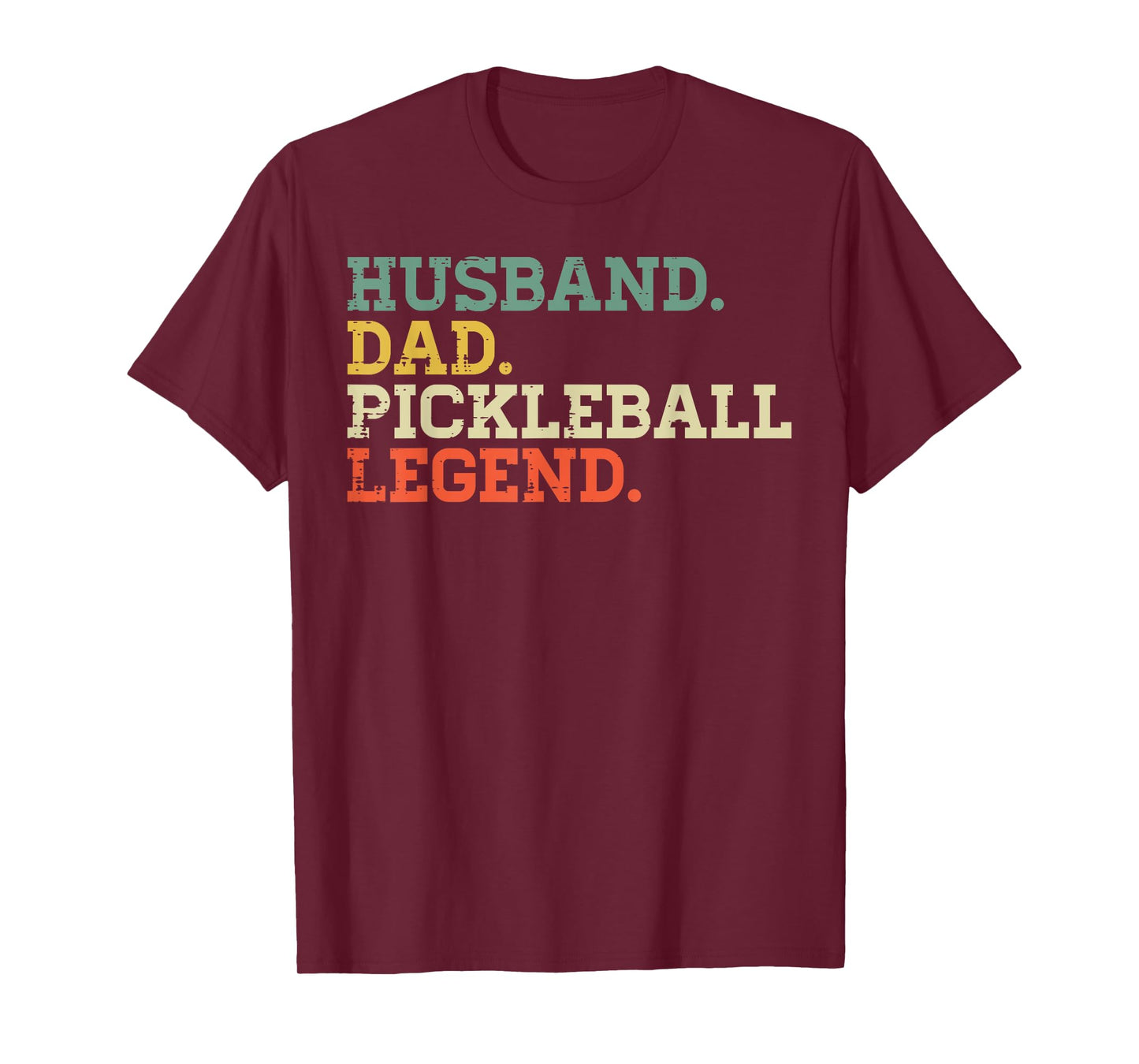 Husband Dad Pickleball Legend Pickle Ball Papa Grandpa Men T-Shirt