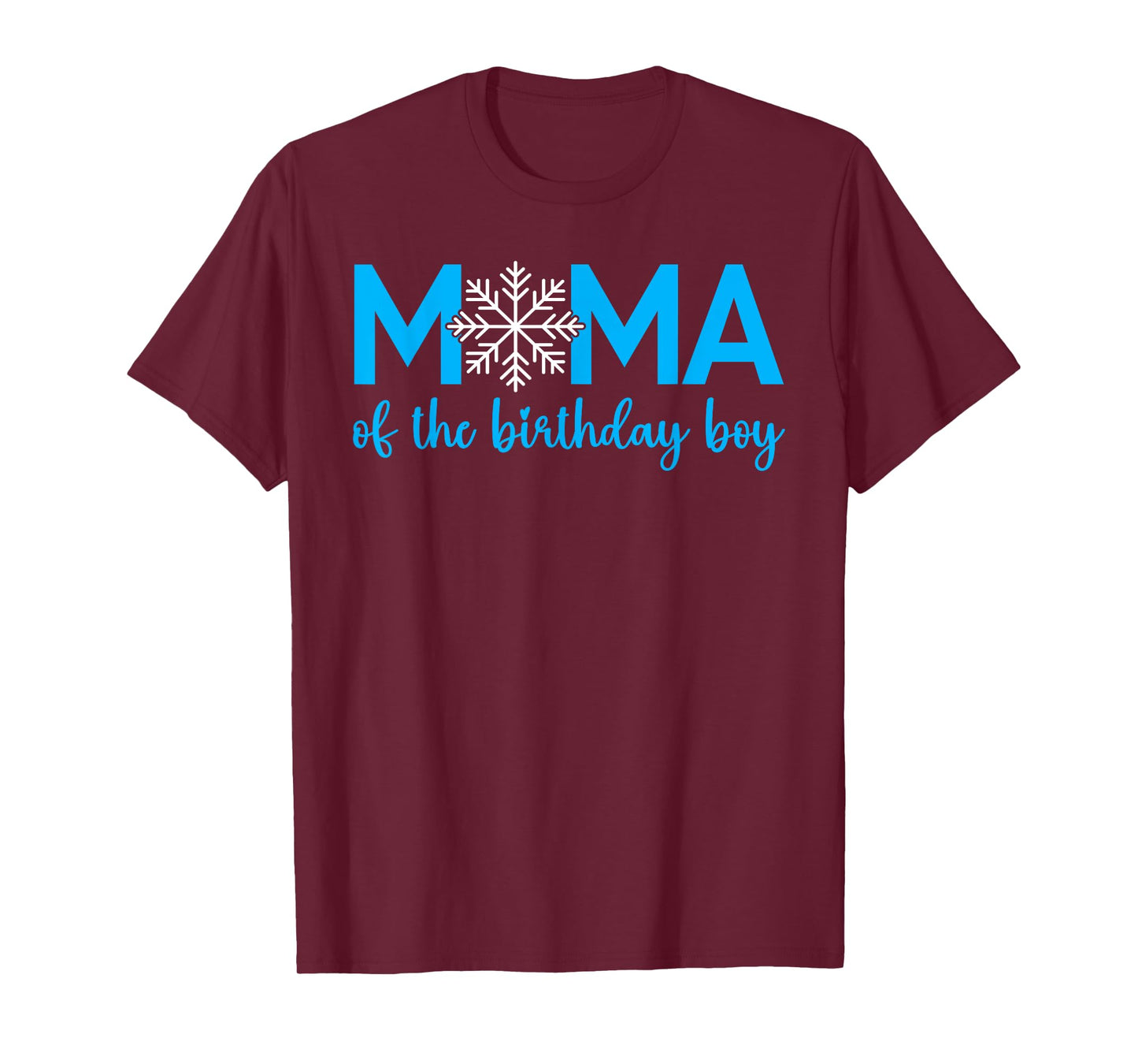 Mama Of The Birthday Boy Winter Onederland 1st Birthday T-Shirt