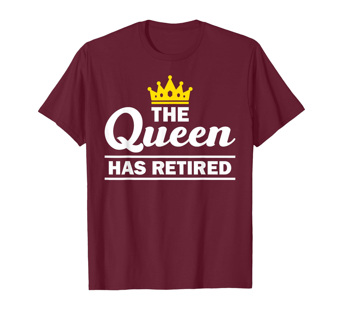 Cool Retired Art for Women Grandma Queen Retiring Retirement T-Shirt