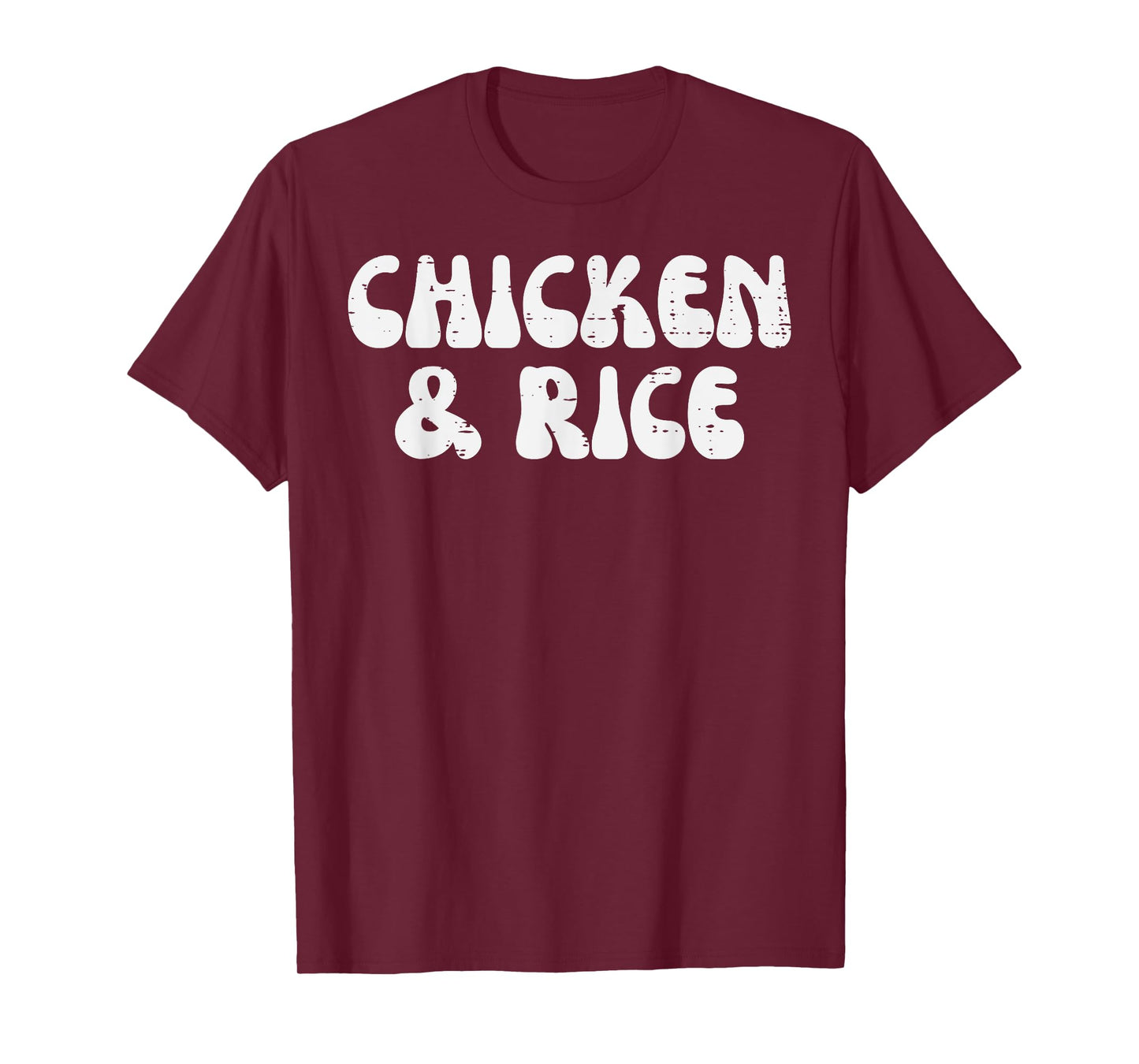 Gym Chicken And Rice Funny Workout Diet Fitness Men Women T-Shirt