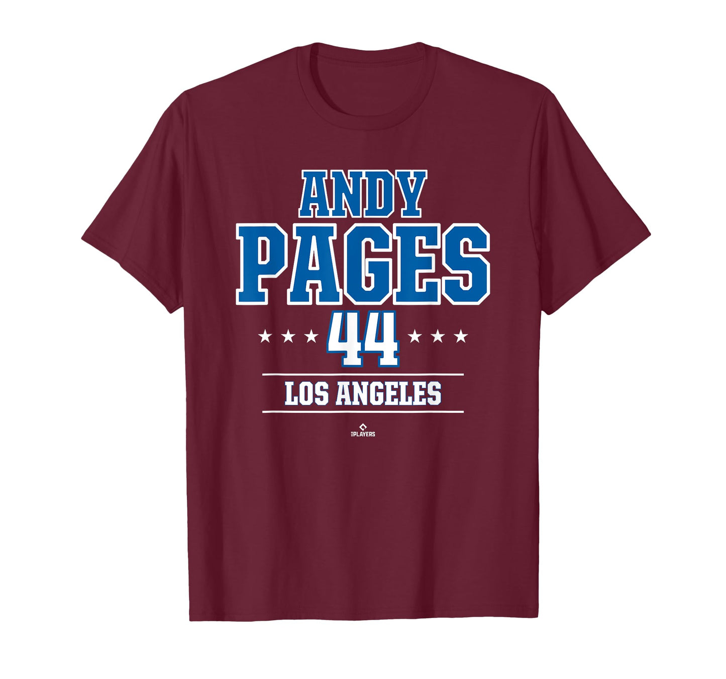 Baseball Star Andy Pages Los Angeles MLBPA T-Shirt