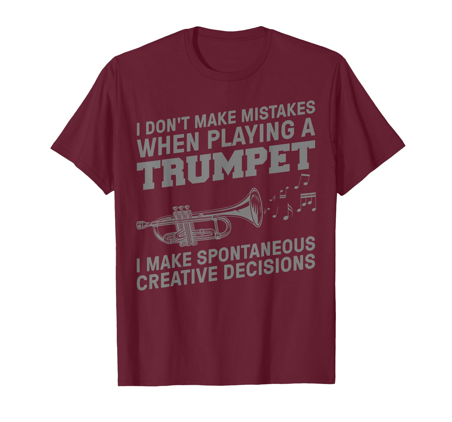 Funny Trumpet Art for Men Women Trumpetist Trumpet Player T-Shirt
