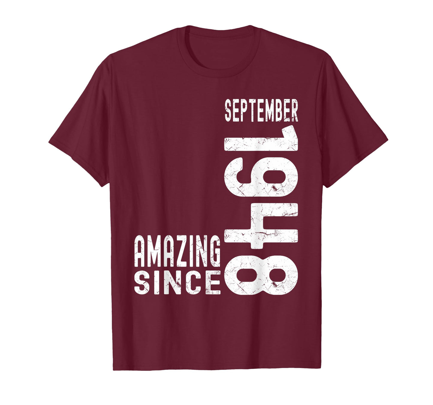 Amazing Since September 1948 Born In 1948 September Birthday T-Shirt