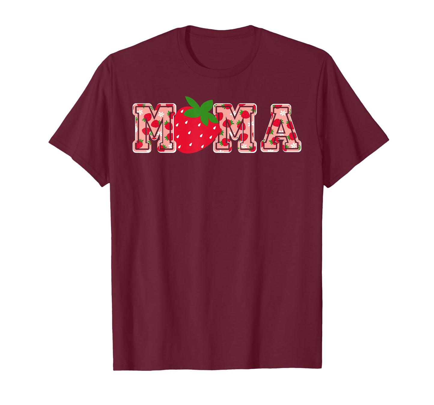Mama Strawberry First Birthday Berry Mom Funny Strawberry T-Shirt