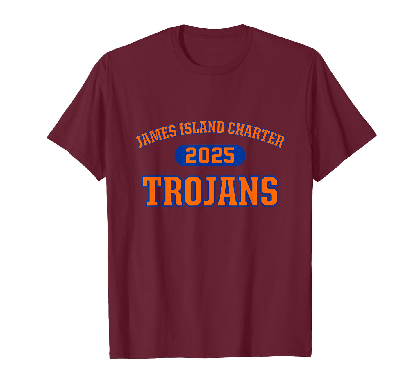 James Island Charter Trojans High School Arch 2025 T-Shirt