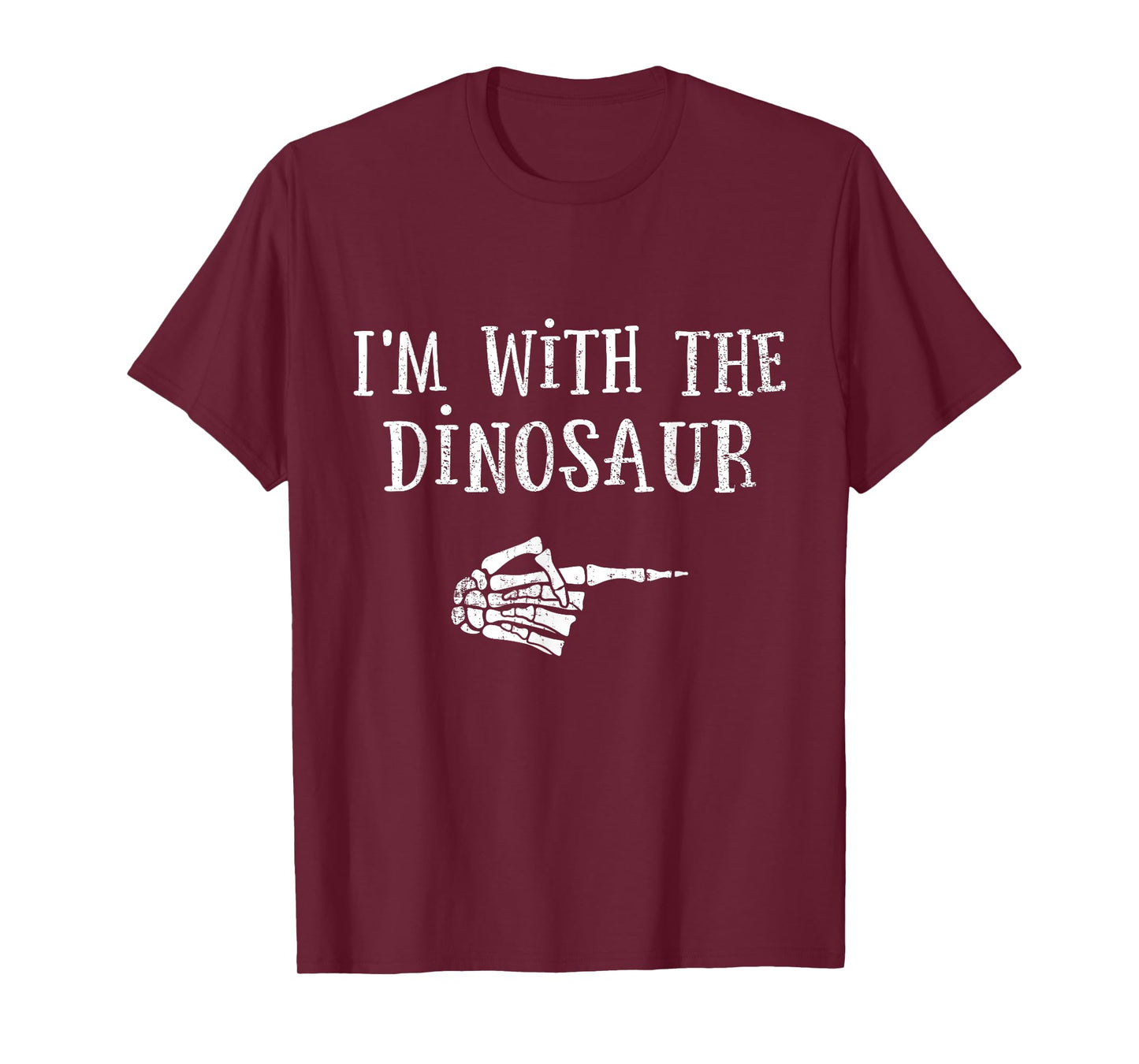 Im with dinosaur matching partner couple costume halloween T-Shirt