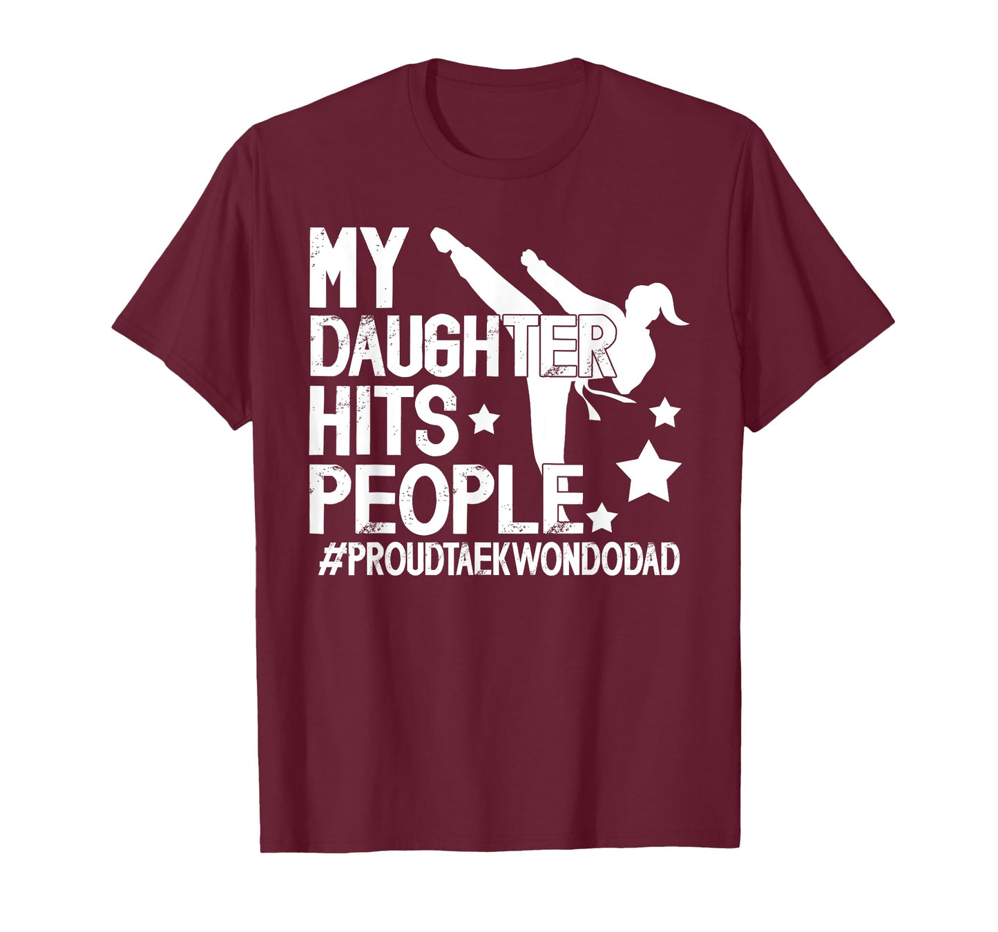 Proud Taekwondo Dad Taekwondo Father Taekwondo Fighter Dad T-Shirt