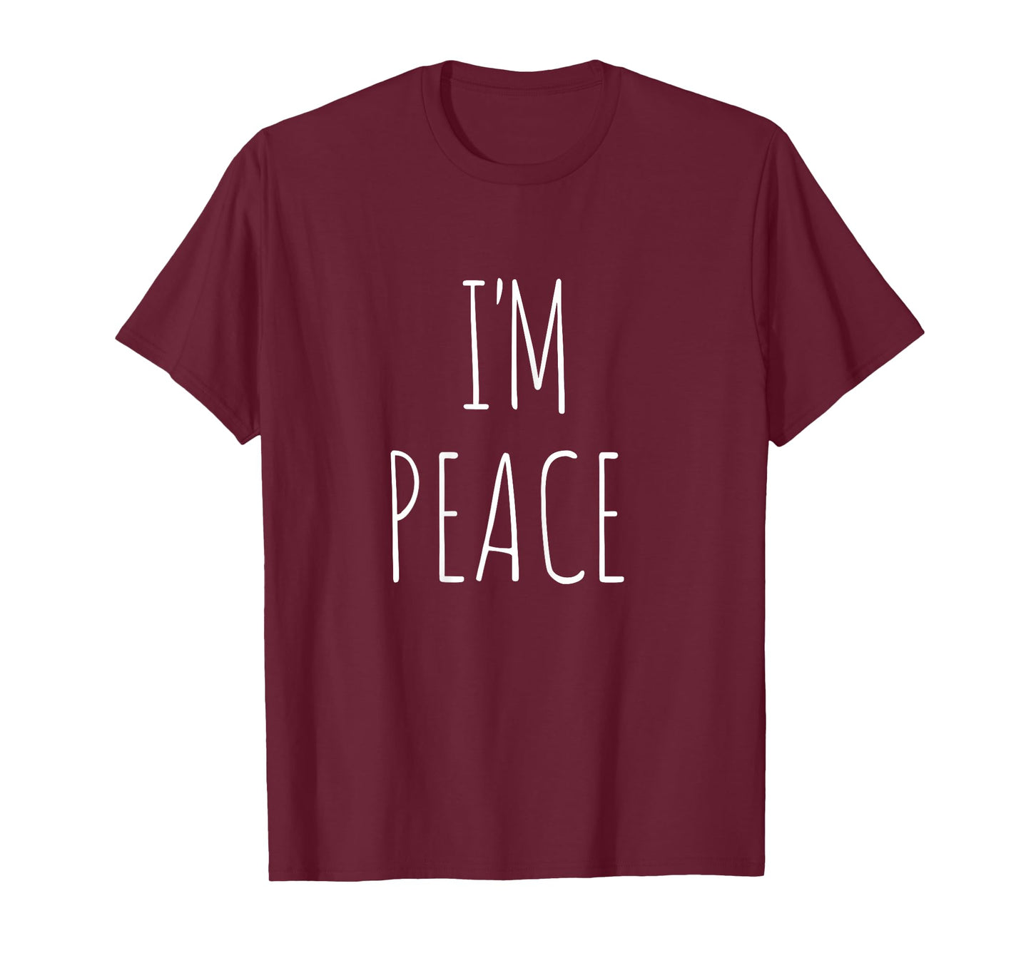 Funny Matching Couples Outfit - I Come In Peace I'm Peace T-Shirt