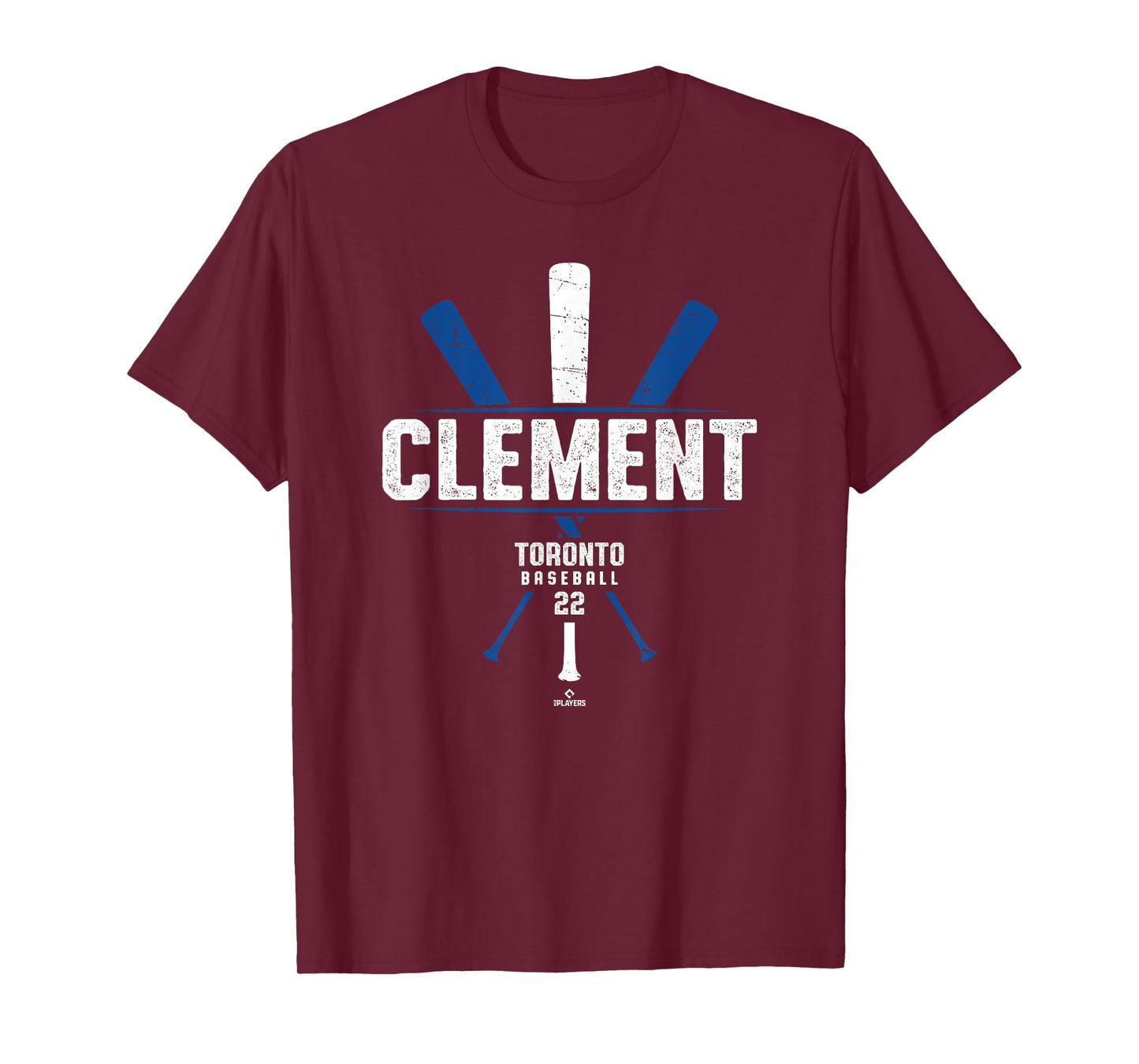 Vintage Baseball Bat Gameday Ernie Clement Toronto Baseball T-Shirt
