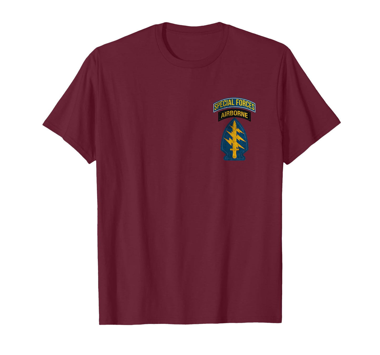 Special Forces Airborne SF Green Beret Logo Military Veteran T-Shirt