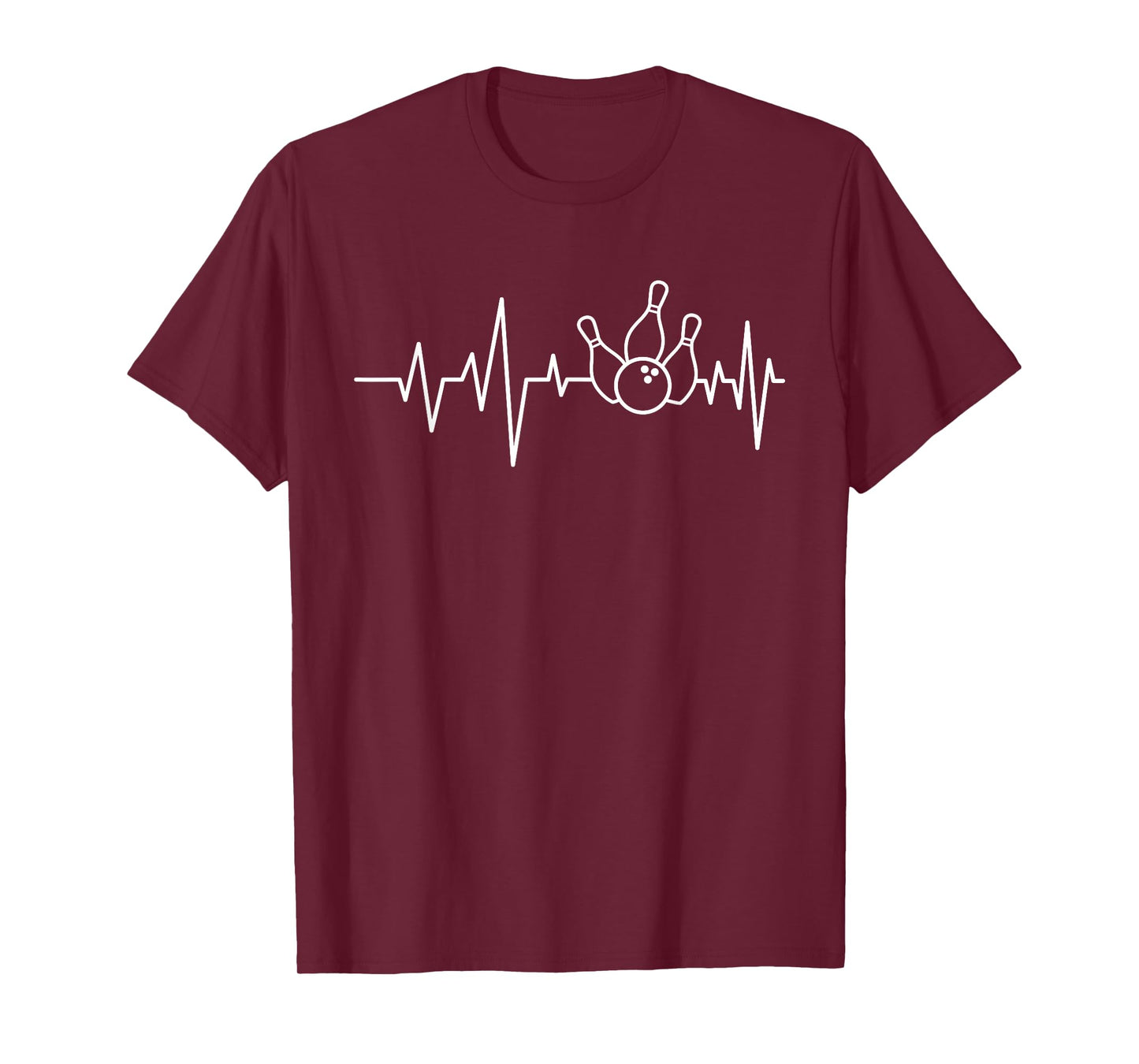 Bowling Heartbeat - Bowling Bowler T-Shirt