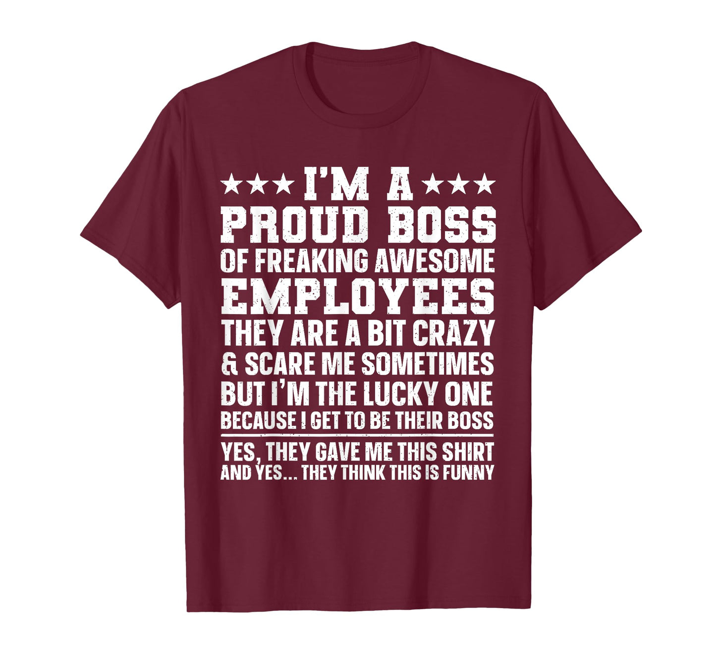 Funny Boss Art For Men Women Dad Mom Boss Appreciation Day T-Shirt