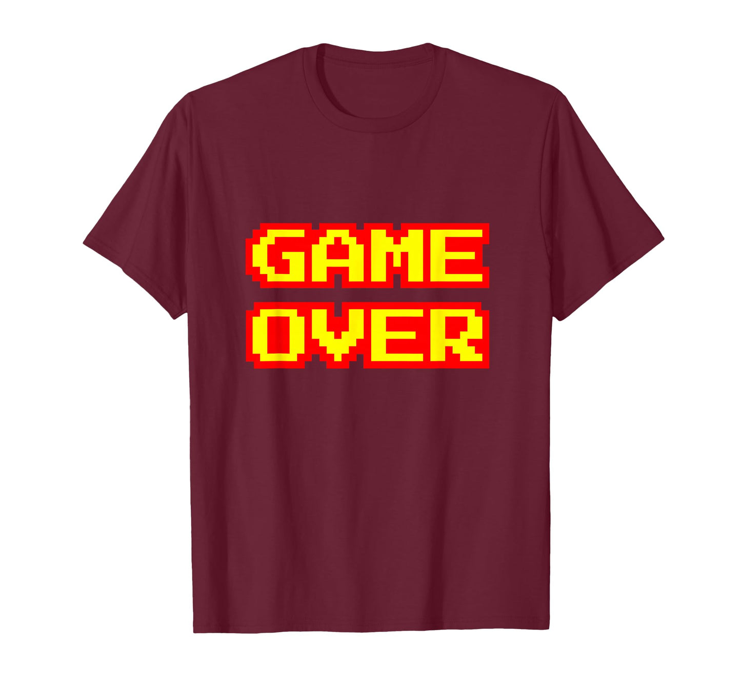 Game Over Vintage Retro Arcade Video Games Gaming Gift T-Shirt