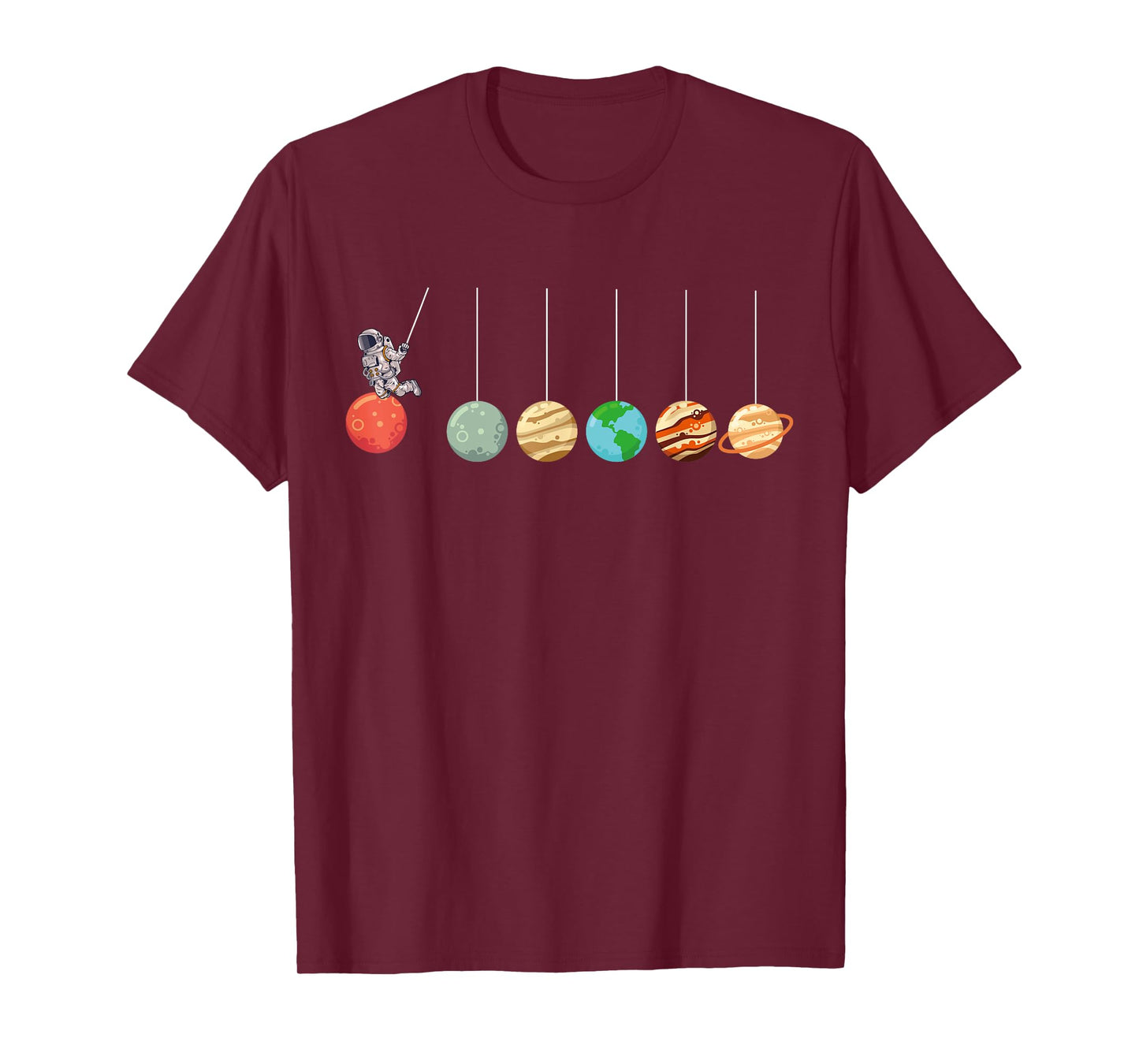Solar System Cradle Funny Astrophysicist Space Enthusiasts T-Shirt
