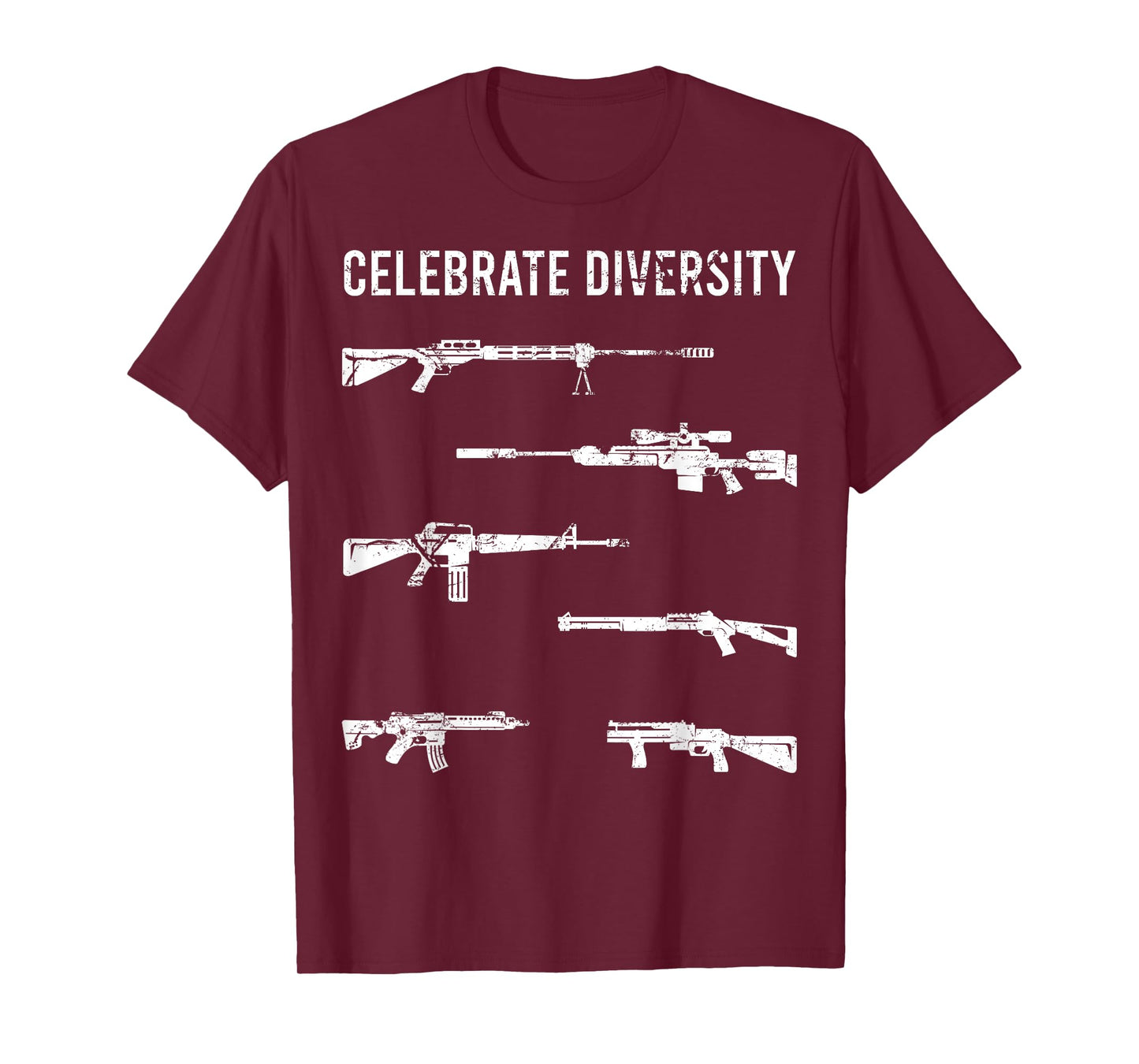Celebrate Diversity Gun Owner Funny Gun Enthusiast T-Shirt