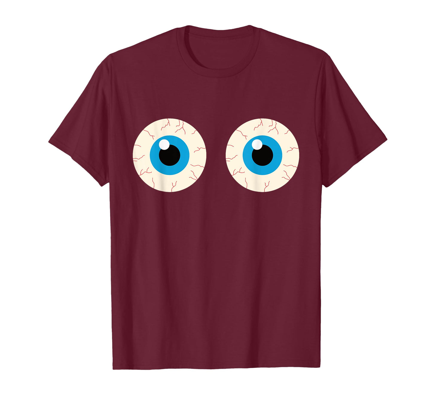 Boob Eyes Funny Halloween Boobie Adult Humor Simple Costume T-Shirt