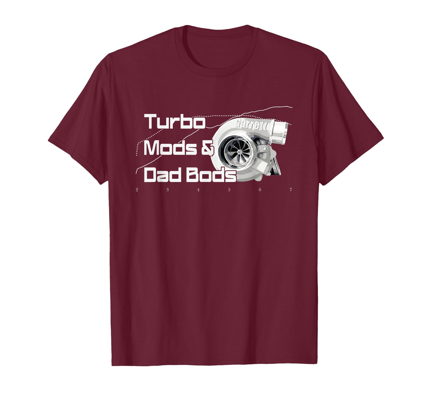 Funny Turbo Mods And Dad Bods Family Father T-Shirt