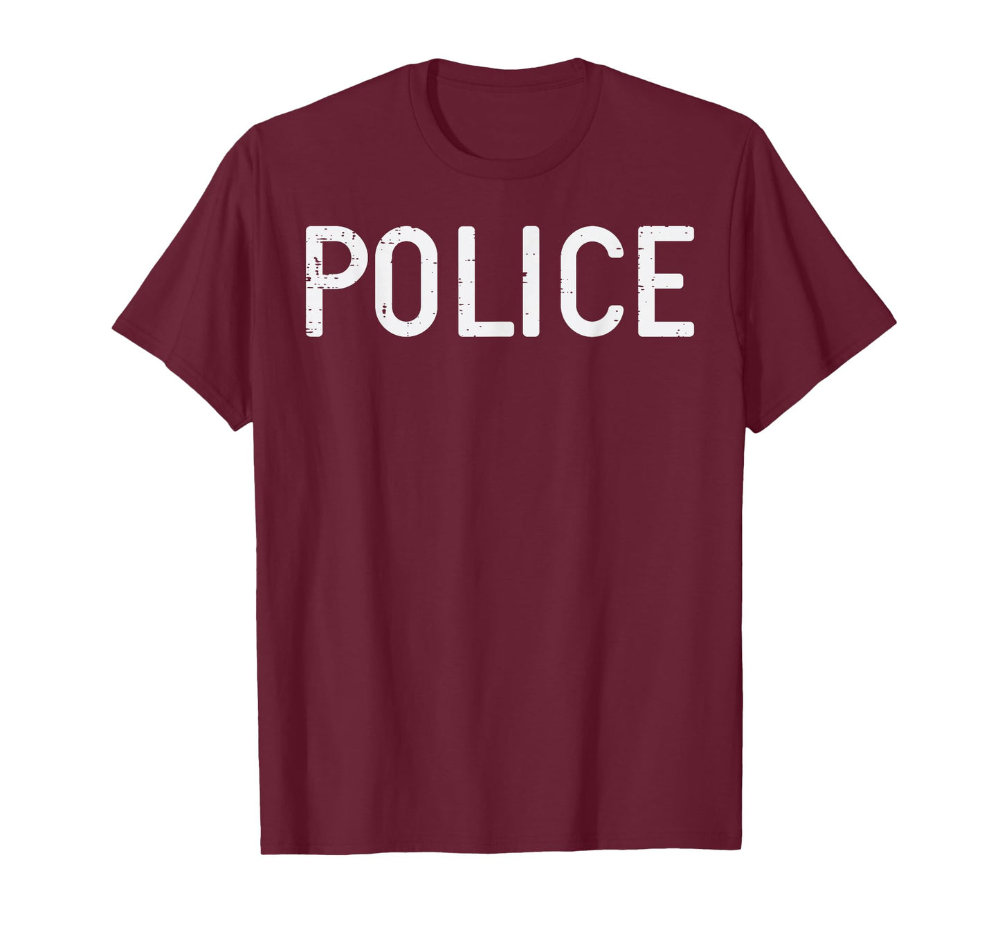Halloween Police Costume Law Enforcement Men Boys Kids Women T-Shirt