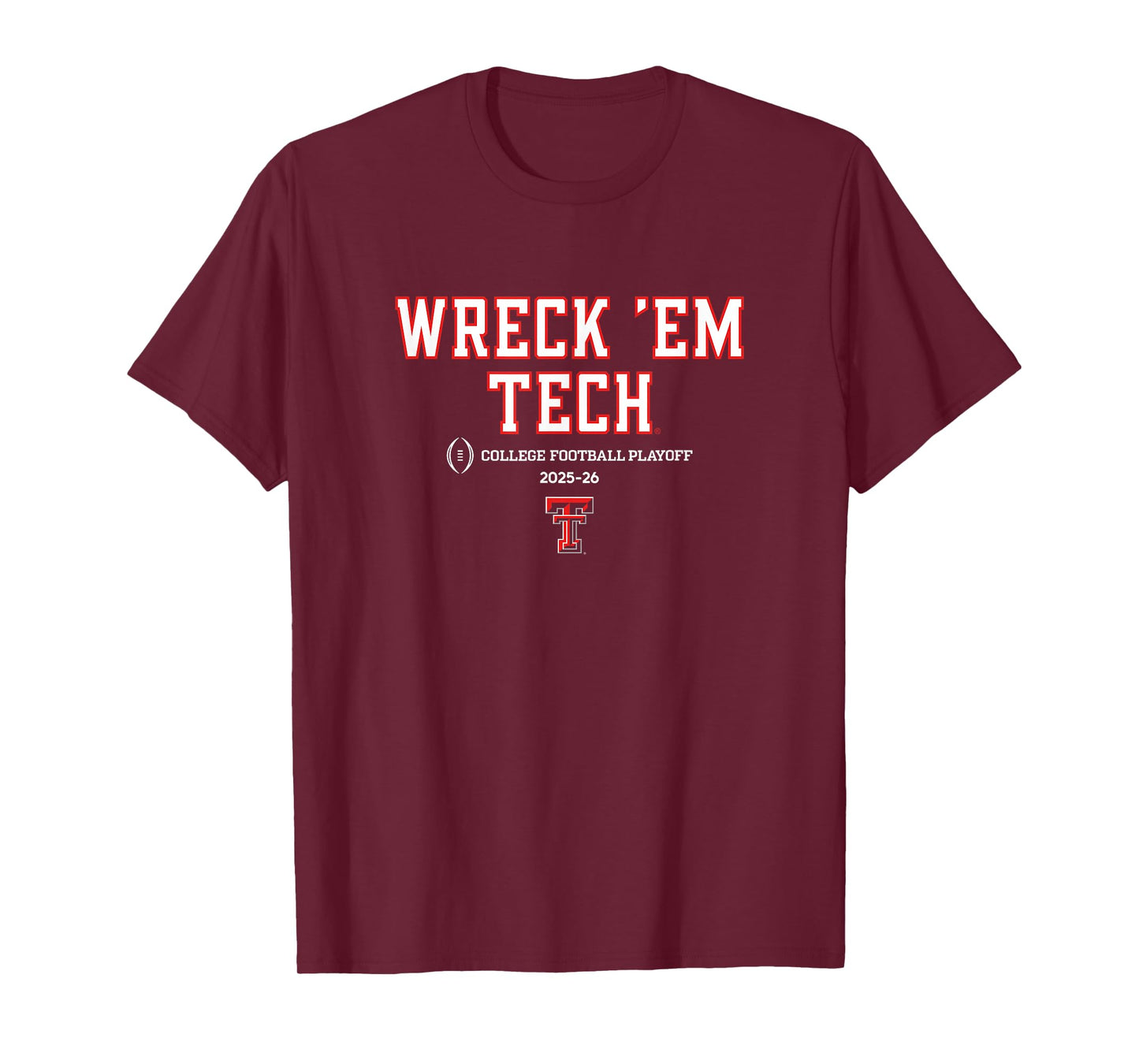 Texas Tech Red Raiders College Football Playoff Slogan 2025 T-Shirt