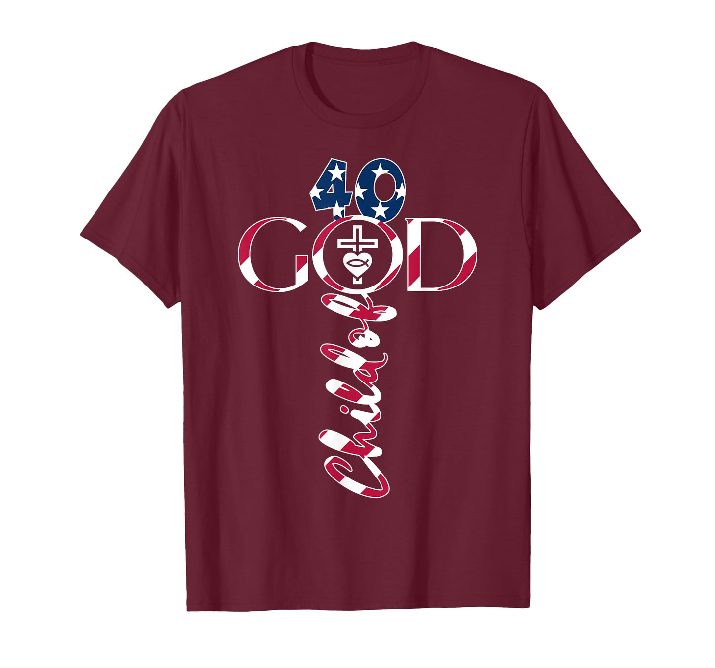 GOD 40 YEARS JESUS 40th BIRTHDAY T-Shirt