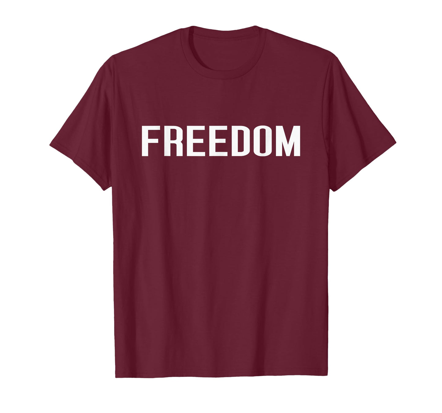 Freedom Bold Minimalist Design Free Nation T-Shirt