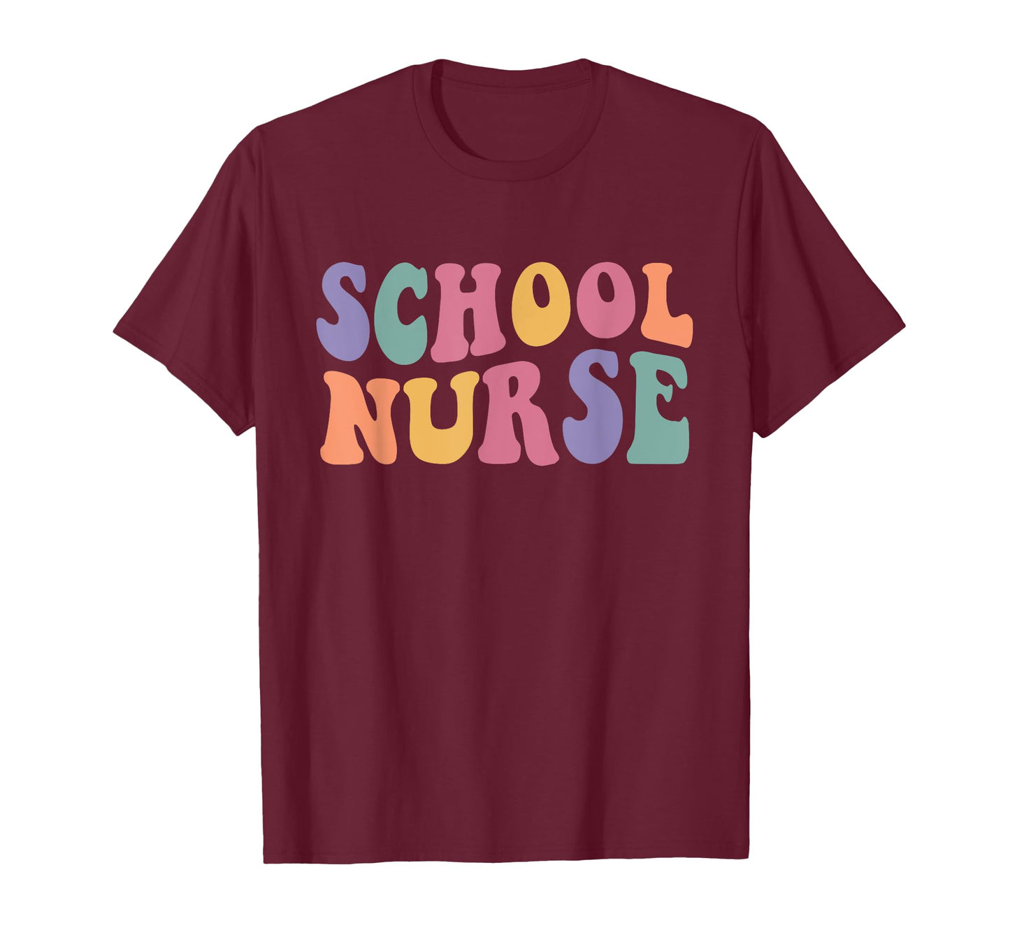 School Nurse Groovy Nursing Student Back to School Women T-Shirt