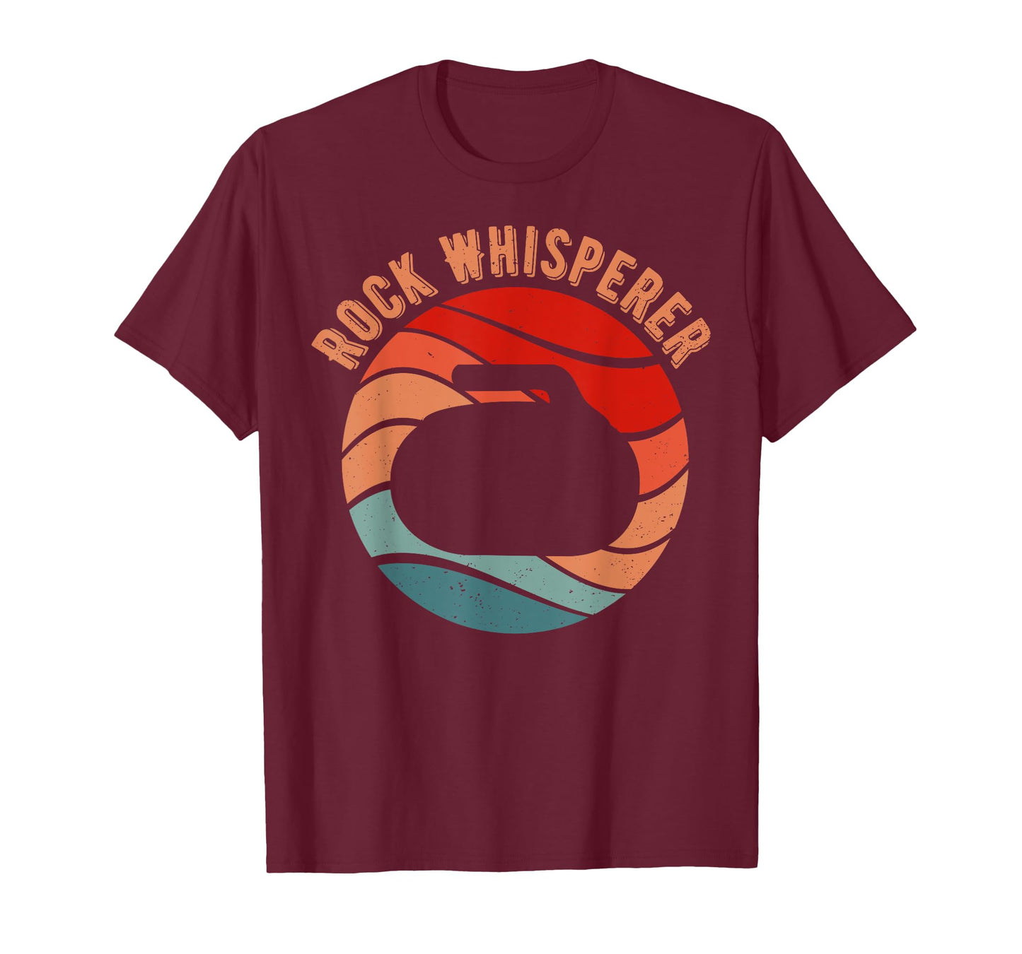 Rock Whisperer Retro Curling Vintage Curler Gifts Man Woman T-Shirt