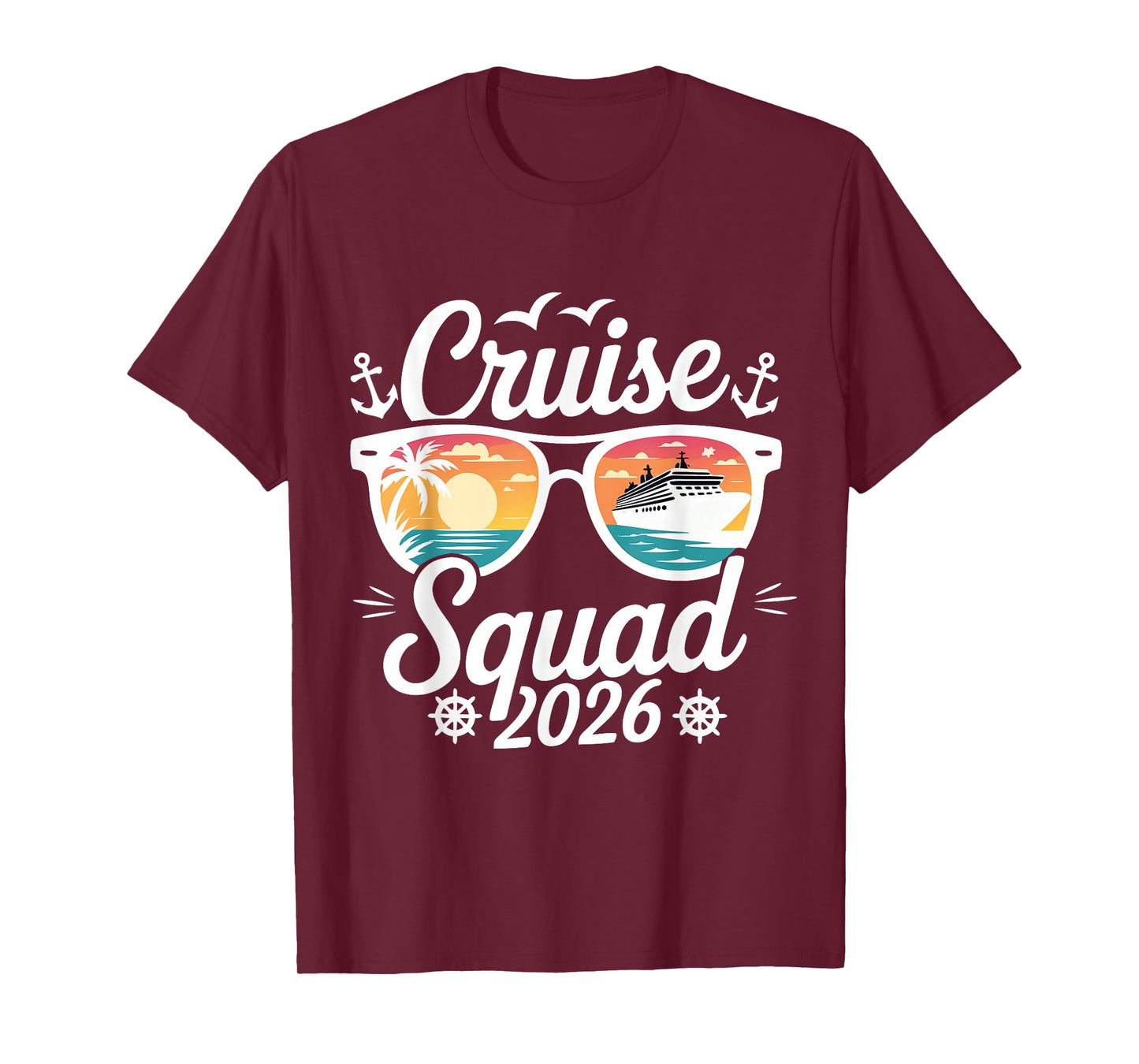 Funny Cruise Squad 2026 Summer Vacation Matching Family T-Shirt