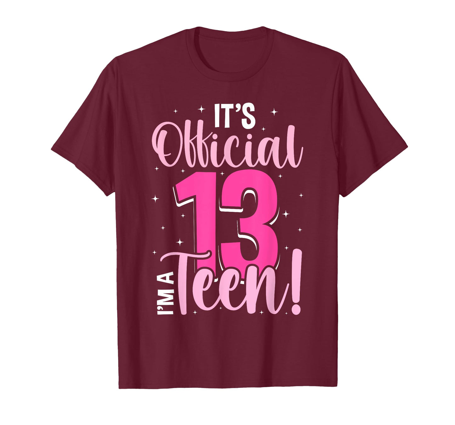 13th Birthday Girls 13 Years Teen Teenager Birthday T-Shirt