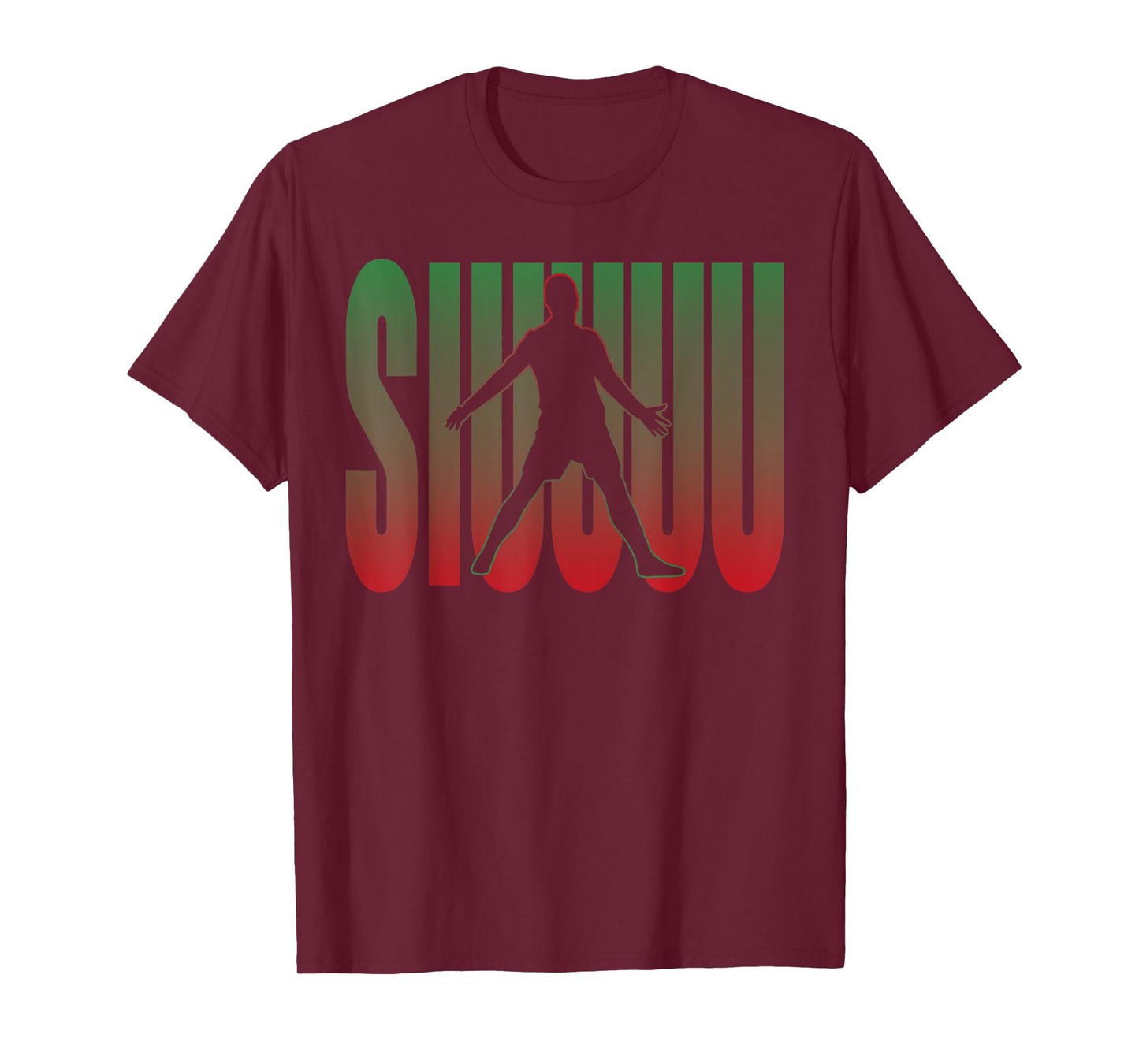 Siuuu Funny Soccer Present for Soccer lovers Men Women T-Shirt