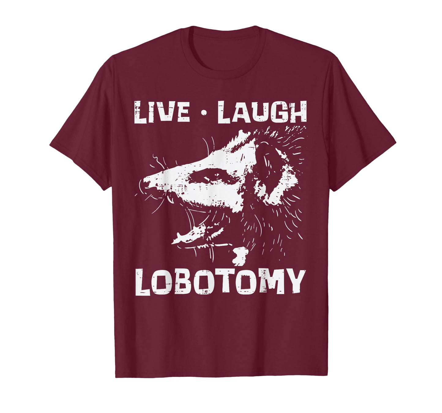 Opossum Live Love Lobotomy Possum Street Trash Cat Men Women T-Shirt