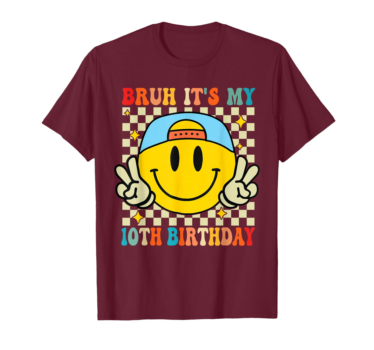 Bruh It's My 10th Birthday 10 Year Old Birthday Boys Girls T-Shirt